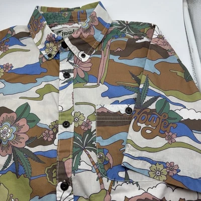Howler Bros Hawaiian Men's Shirt Mansfield All Over Paradise Short Sleeve Sz L - Image 1 of 4