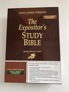 Expositor's Study Bible by Jimmy Swaggart Ministries Black Leather Boxed - Picture 1 of 13