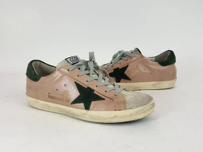 Golden Goose Private Edition Blush Leather Superstar Low Top Sneakers Size 38 - Image 1 of 4
