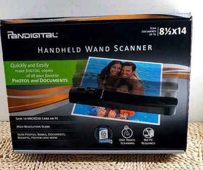 Pandigital Handheld Wand Scanner 8 1/2 x 14 SD Card Included - Image 1 of 4