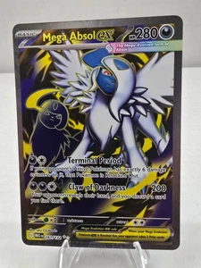 JCC Pokémon: Mega Absol EX 161/132 ARTE COMPLETO Mega Evolution Holo Ultra Raro Casi Nuevo - Imagen 1 de 3