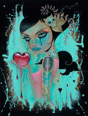 Caia Koopman - signed fine art print like Mark Ryden or Takashi Murakami - Image 1 of 2