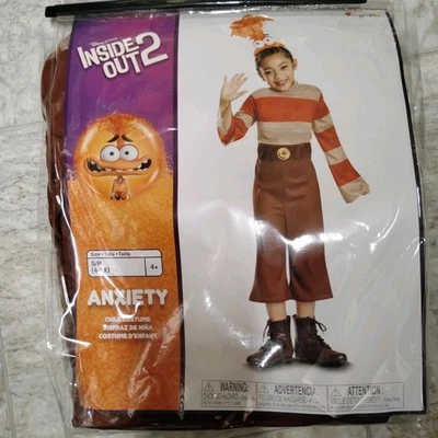 Disfraz Disney/Pixar Inside Out 2 Naranja Ansiedad Talla Pequeña *A* Foto 1 de 2