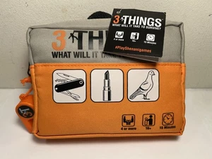 Juego de fiesta para adultos 3 Things “What Will It Take to Survive” de Shenanigames NUEVO - Imagen 1 de 7