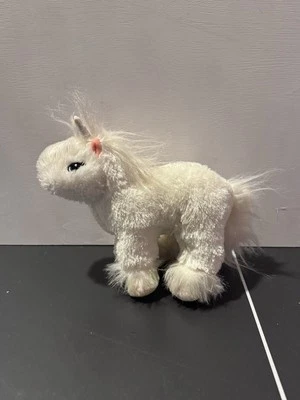 Ganz Lil Kinz 9” Unicorn White Sparkle Plush Stuffed Animal Toy No Code - Image 1 of 4