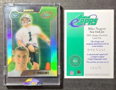 2005 eTopps Football Mike Nugent #66 New York Jets - Image 1 of 4