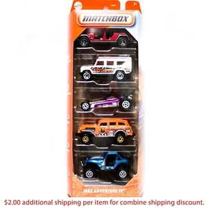 Matchbox "MBX Adventure IV" Collection Metal Model Car Set - Pack of 5 - Picture 1 of 6