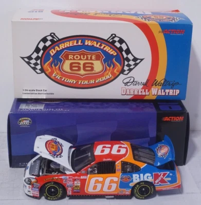 2000 DARRELL WALTRIP #66 BIG-KMART ROUTE 66 FORD TAURUS 1:24 Action Racing - Изображение 1 из 4