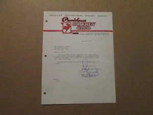 APHL The Rhode Island Reds Vintage Defunct Dated 1971 Team Logo Letterhead - Picture 1 of 1