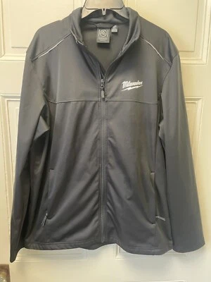 Chaqueta negra Milwaukee StormTech Softshell con cremallera para hombre - talla grande Foto 1 de 4