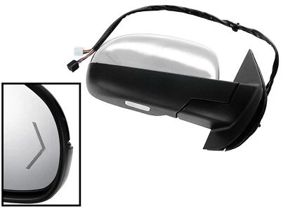 Espejo retrovisor plegable eléctrico para camioneta GM 2009-2014 señal de flecha cromo lado del pasajero Foto 1 de 4