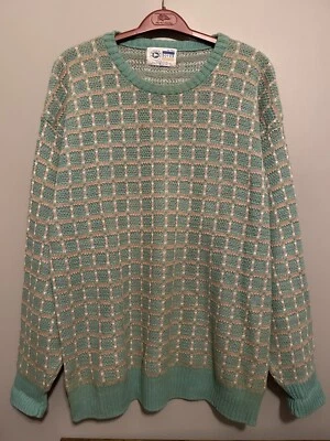 70s Arrow Dover Sweater Size XL Tall Colored Cosby Pullover Grandpa (E231) - Image 1 of 4