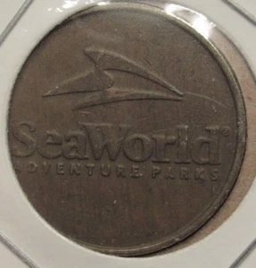 Token vintage de SeaWorld Busch Gardens Tampa Bay, FL - Florida Sea World - Imagen 1 de 2
