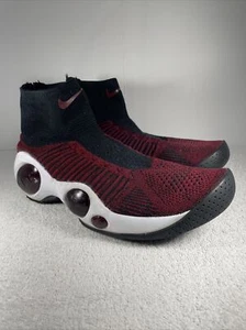 Nike Flight Bonafide 917742 005 Black/Burgandy Jason Kidd SZ 10.5 Zip Up Zoom - Picture 1 of 12