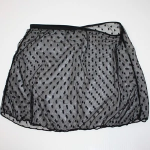 Shein Girl's Black Color Polka Dot Print Cover-up Beach Skirt size 150 (11-12) - Picture 1 of 1