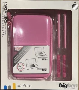 nintendo dsi - ds lite starter pack so pure sacoche stylet protege ecran rose - Photo 1/2