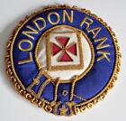 London Rank Masonic Embroidered Mantle Badge