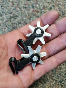 Spur Charm fits Crocs style footwear Spurs FishGunn - SHORTY - Picture 1 of 7