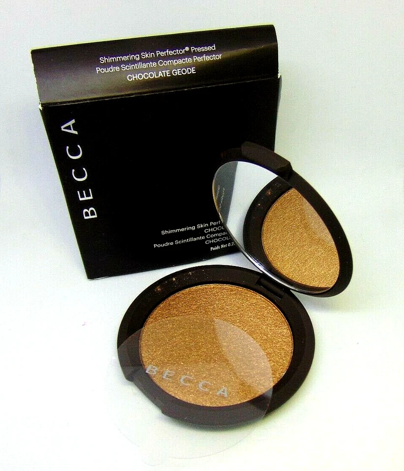 Geoda de chocolate prensado perfeccionador de piel brillante BECCA 0,25 oz/7 g nueva en caja Foto 1 de 1