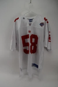 Vtg Reebok On Field NFL Pierce #58 NY Giants Super Bowl XLII Jersey Sz L - Picture 1 of 5