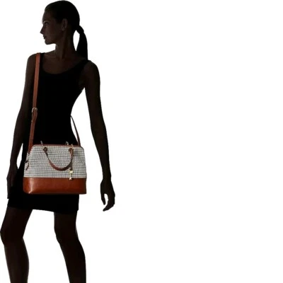 Bolso Bandolera Ajustable de Hombro Llave Marrón Fossil Lane Damas Foto 1 de 4