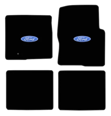 New! 2004-2008 Ford F-150 CARPET Floor Mats w Embroidered Logo 4pc Set Pick Clr - Image 1 of 4