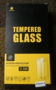 Protector de pantalla de vidrio templado real Starback iPhone X ""venta al por mayor"" 10X - Imagen 1 de 3