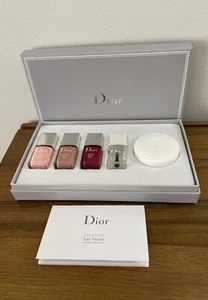 DIOR Les Vernis Gift Set Creme Abricot + 4 mini 7 ml nail polishes DIOR GIFT BOX - Picture 1 of 11