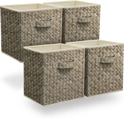 Sorbus Fabric Storage Cubes, Sturdy Collapsible Storage Bins with Dual Handles - Image 1 of 4