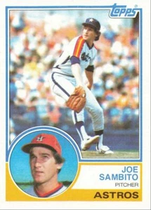 1983 Topps Baseball Joe Sambito Houston Astros #662 - Picture 1 of 2