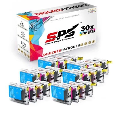 SPS Tintenpatronen LC-970 LC-1000 Multipack kompatibel für Brother MFC-235C - Bild 1 von 4