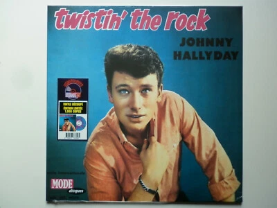 Johnny Hallyday Album 33Tours vinyle Twistin' The Rock vinyle découpé - Photo 1/2