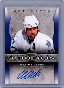 2021-22 Upper Deck Artifacts Autofacts Auto Wendel Clark SSP