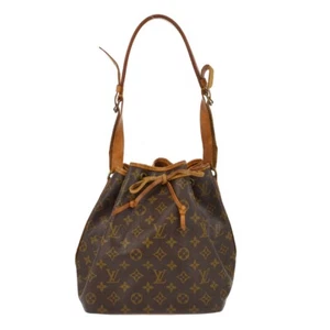 Louis Vuitton Monogram Petite Noe Bucket Shoulder Bag M42226 A2 882 XX04222 - Picture 1 of 12