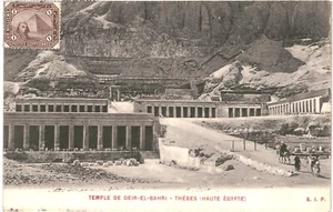 CPA Carte Postale Egypte Thèbes Temple de Deir-El-Bahri 1913 VM87931ok - Picture 1 of 2