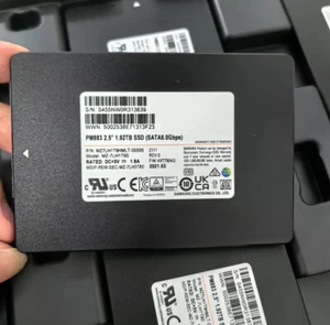 SAMSUNG PM883 1.92TB SSD 2.5'' MZ-7LH1T90 SATA 6.0Gbps MZ7LH1T9HMLT-00005 - Afbeelding 1 van 3