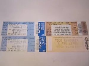 4 VINTAGE CONCERT TICKET STUBS - COMPLETE - SCORPIONS QUEENSRYCHE & MOR - BBA-23 - Picture 1 of 5