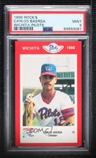 1988 Rock's Dugout Wichita Pilots Carlos Baerga #15 PSA 9 MINT