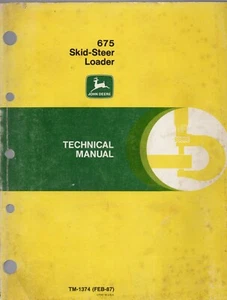 John Deere 675 Kompaktlader Technisches Handbuch - Bild 1 von 1