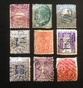 NEW SOUTH WALES COLLECTION OF OLD STAMPS LOT 3 - Picture 1 of 1