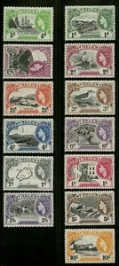 St Helena 1953 Scott # 140-152 Mint Lightly Hinged Set - Picture 1 of 1