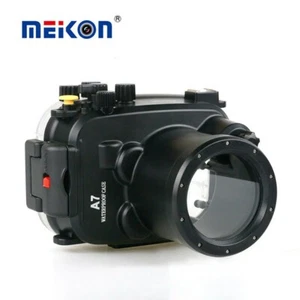 Meikon 40m/130ft Underwater Camera Housing Case for Sony A7 A7R A7S 28-70mm - Picture 1 of 7