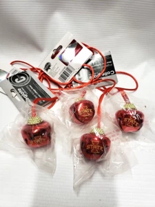 Iowa State Cyclones Christmas Bell Necklace Party NCAA NEW - Picture 1 of 2