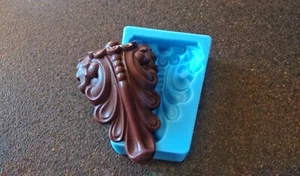 Silicone Mold ornate bracket  Furniture Applique Bracket Mold Decorative Bracket - Picture 1 of 7