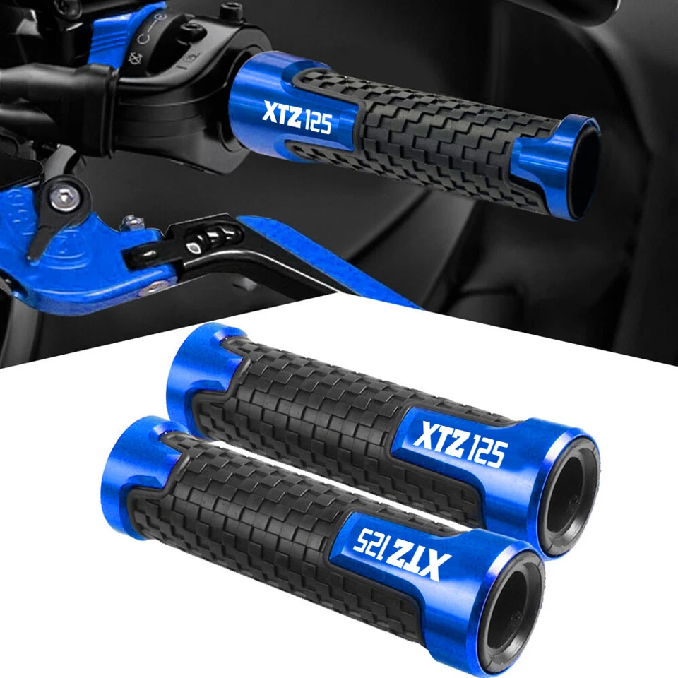 Blue motorcycle CNC Grip Handle bar Handlebar For YAMAHA XTZ125E XT1250 XTZ250 - Imagem 1 de 4