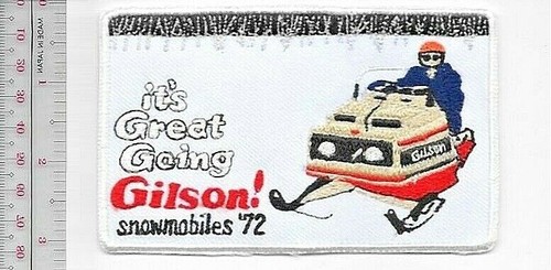 Snowmobile Gilson 432 Sled 1971 - 72 Gilson Brothers Co ‎Patch vel NO ...