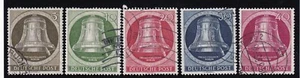 Berlin 1952 Glocke der Freiheit' Gebraucht Serie Cpl. 5 Werte N5248 - Picture 1 of 1