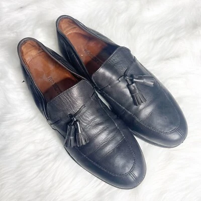 Robert Zur Mens Leather Slip On Loafer Dress Shoes Size 9.5 - Image 1 of 4