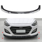 Gloss Black Front Bumper Spoiler Lip Kit For Hyundai I30 Mk2 Mk2.5 2012-2017 New