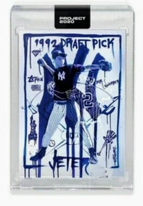 Topps Project 2020 #93 1993 Derek Jeter Yankees by Gregory Siff NIB, Bubble wrap - Picture 1 of 1